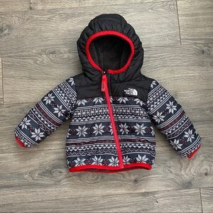 The North Face reversible insulated winter jacket